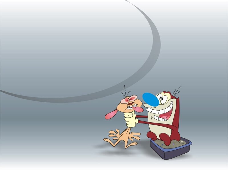Two Cartoon Characters — Gray