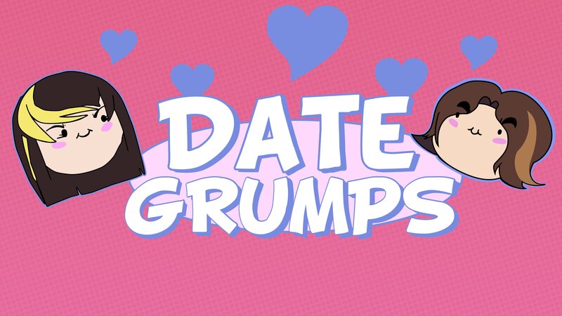 Two Cartoon Characters — Pink, Playful, Digital Art, Hearts