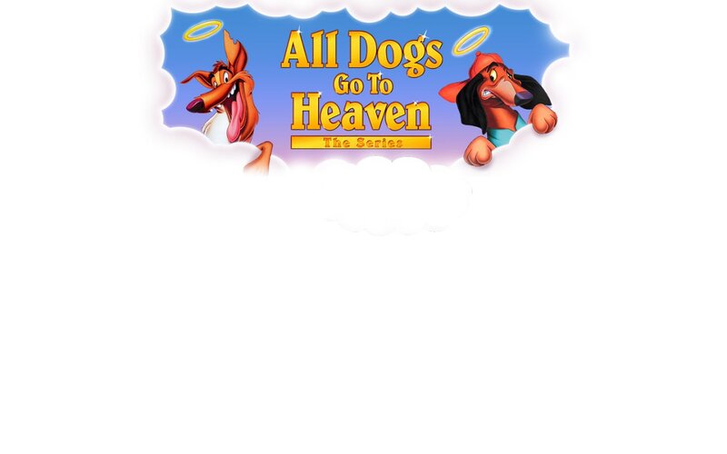 Two Cartoon Dogs — Blue, Playful