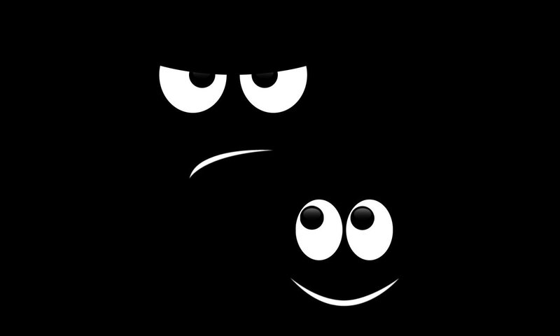 Two Cartoon Faces