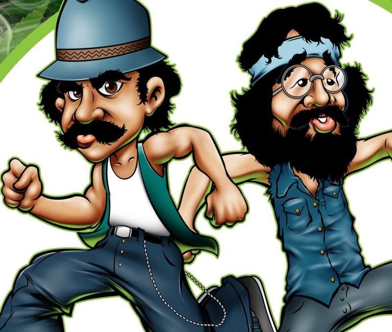 Two Cartoon Men