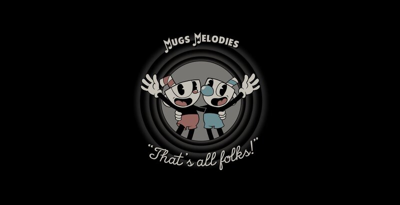 Two Cartoon Mugs