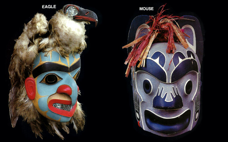Two Carved Masks
