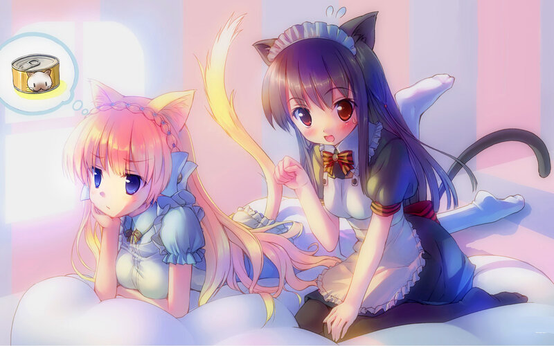 Two Cat Girls