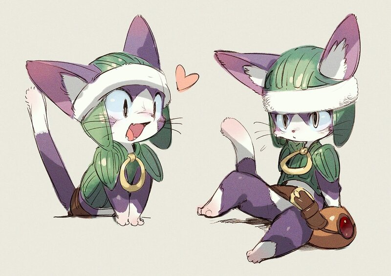 Two Cat-like Characters