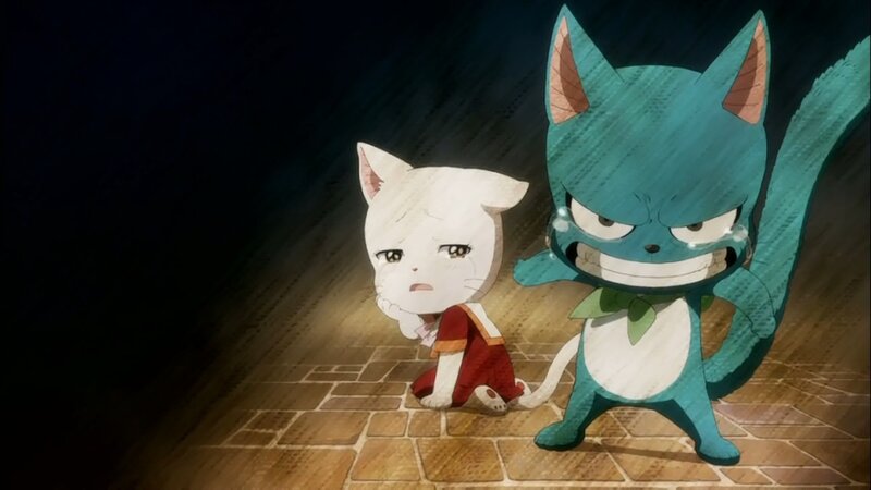 Two Cat-like Creatures — Blue, Dramatic