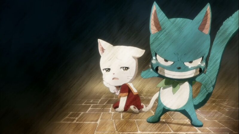 Two Cat-like Creatures — Blue