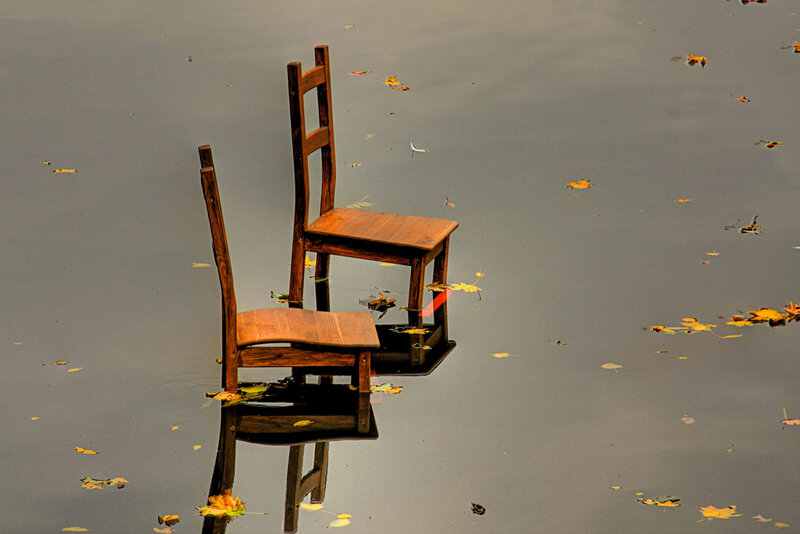 Two Chairs in Water