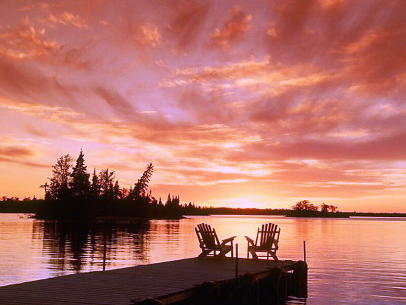 Two Chairs on a Dock