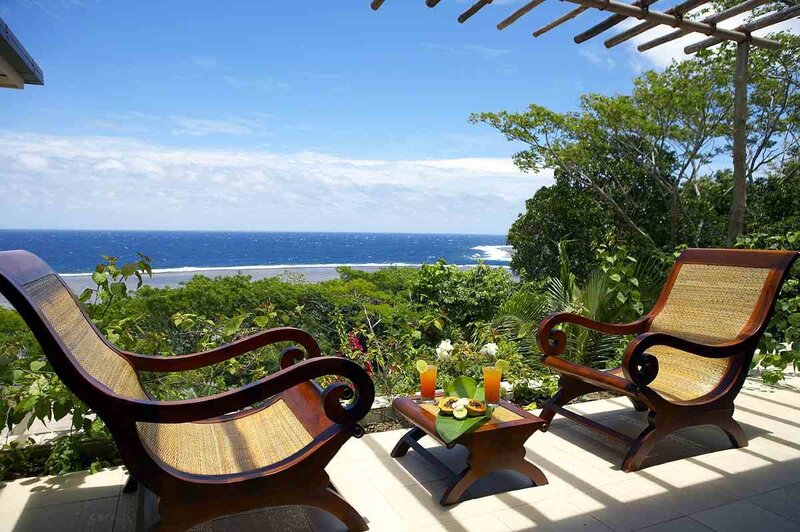 Two Chairs on Balcony