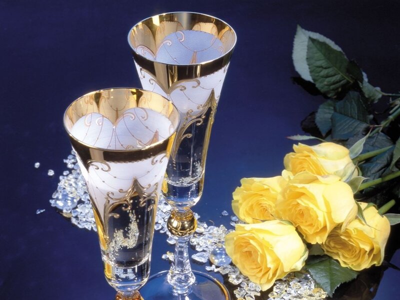 Two Champagne Flutes
