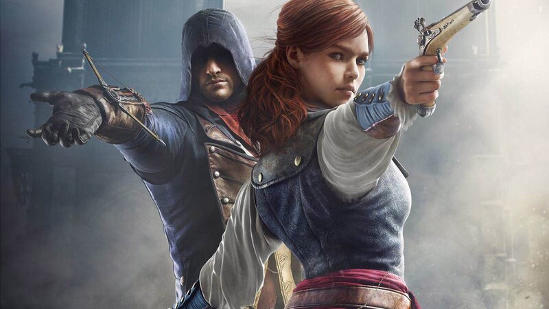 Two Characters Aiming Weapons — Blue, Dramatic