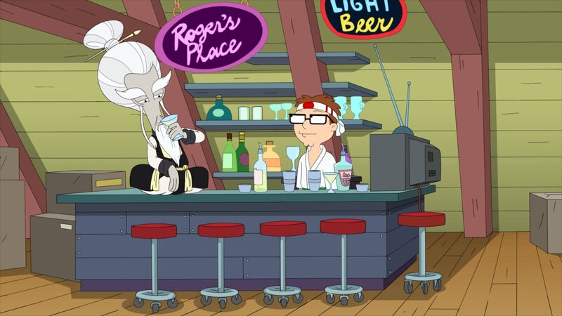 Two Characters at a Bar