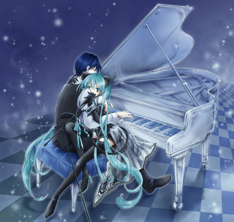Two Characters at Piano