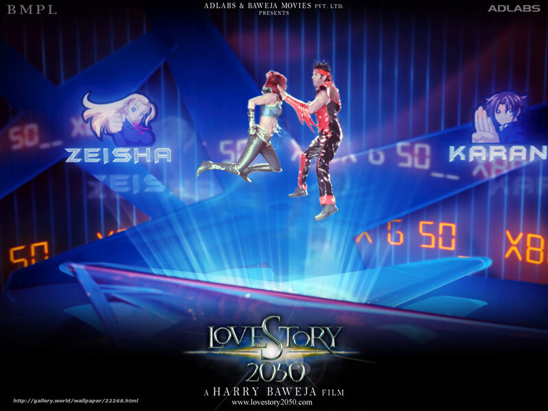 Two Characters Dancing — Blue, Dramatic