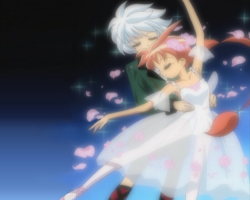 Two Characters Dancing — Blue, Romantic
