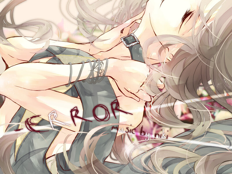 Two Characters Embracing — Gray, Intimate, Anime