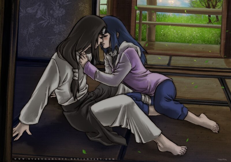Two Characters Embracing — Purple, Intimate, Afternoon