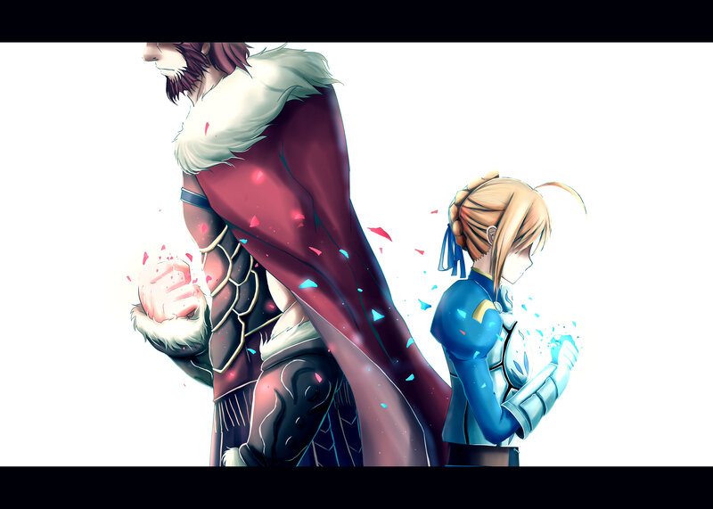 Two Characters Facing Away