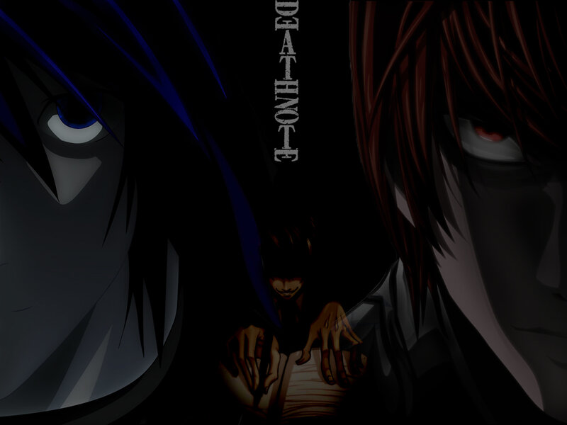 Two Characters Facing Each Other — Black, Dark, Dramatic