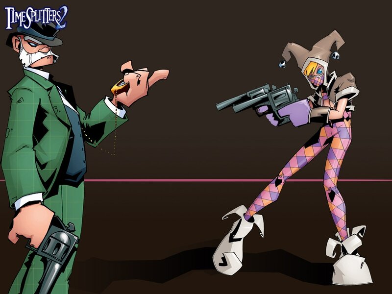 Two Characters Facing Off — Green, Dramatic, Digital Art