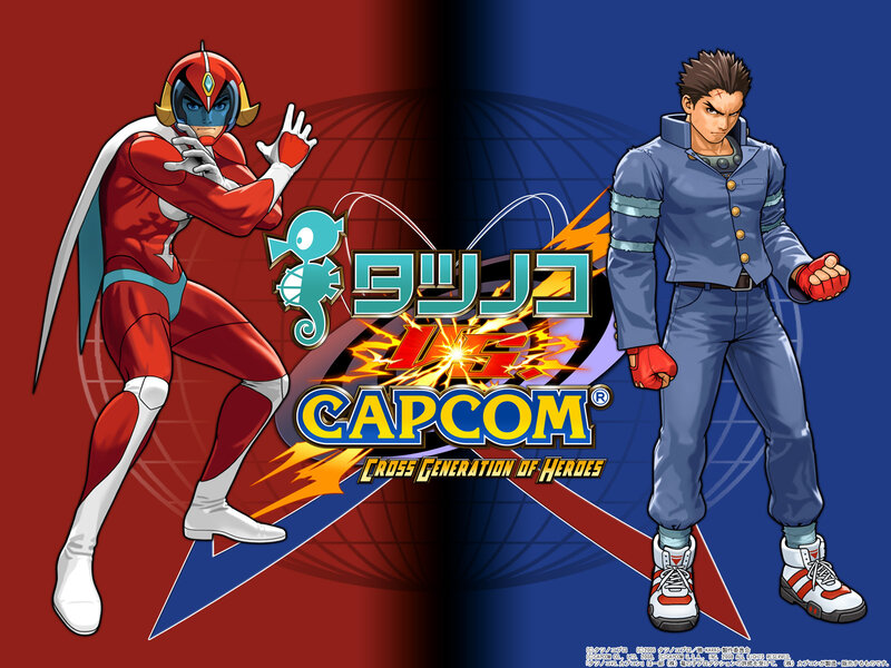 Two Characters Facing Off — Red, Dramatic
