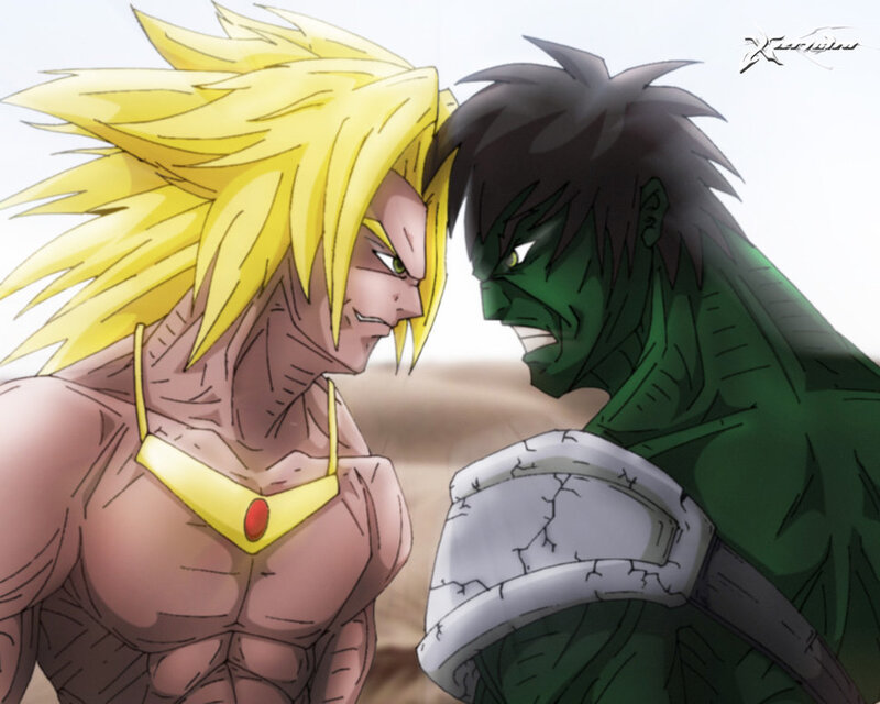 Two Characters Facing Off — Yellow