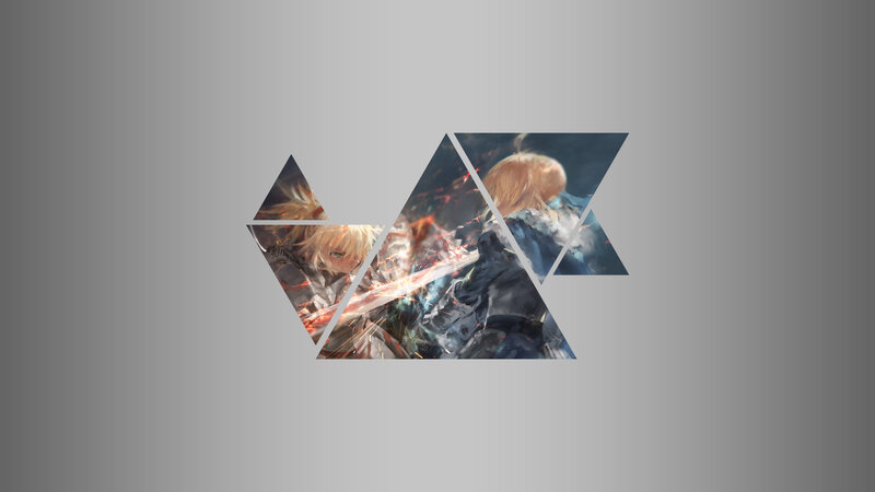 Two Characters Fighting — Gray, Dramatic, Anime