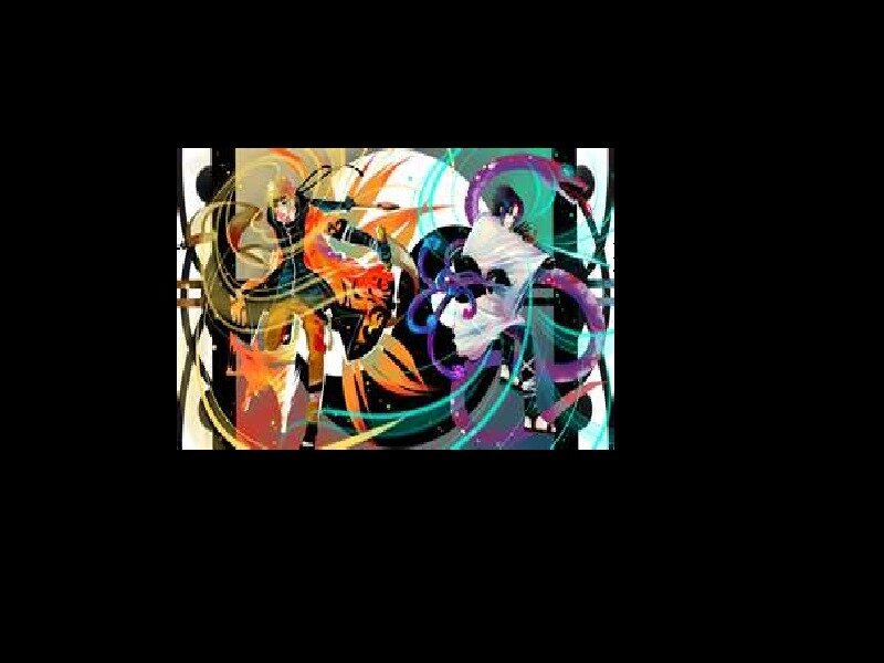 Two Characters Fighting — Orange