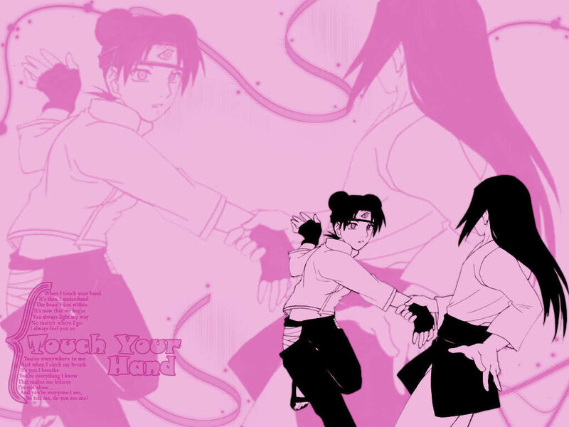 Two Characters Fighting — Pink, Dramatic, Manga