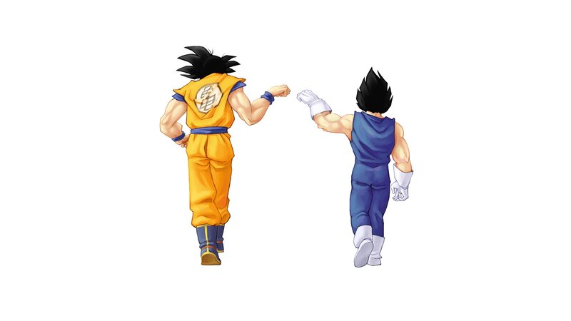 Two Characters Fist-bumping