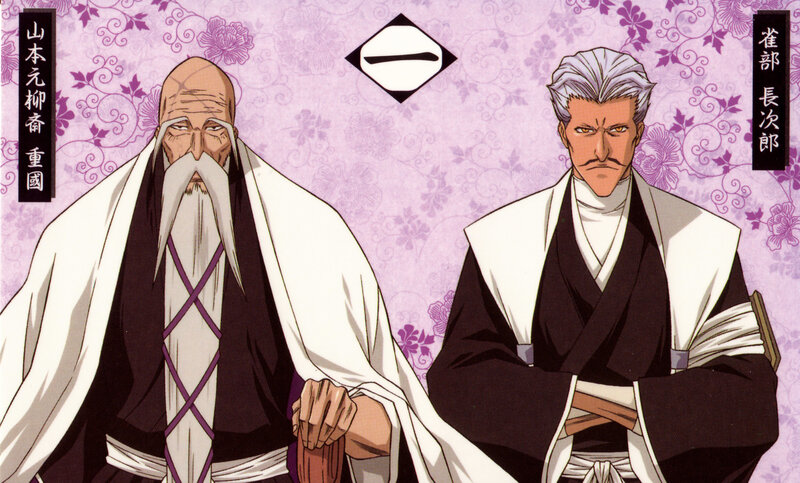 Two characters from Bleach