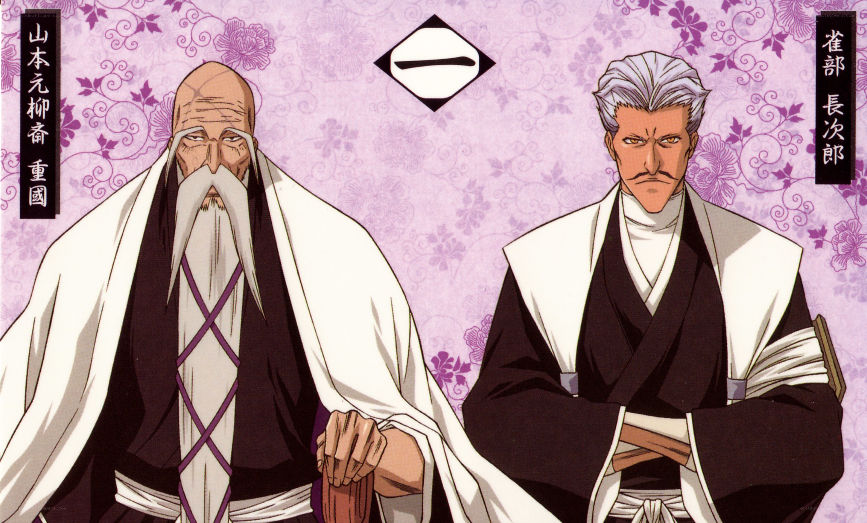 Two characters from Bleach
