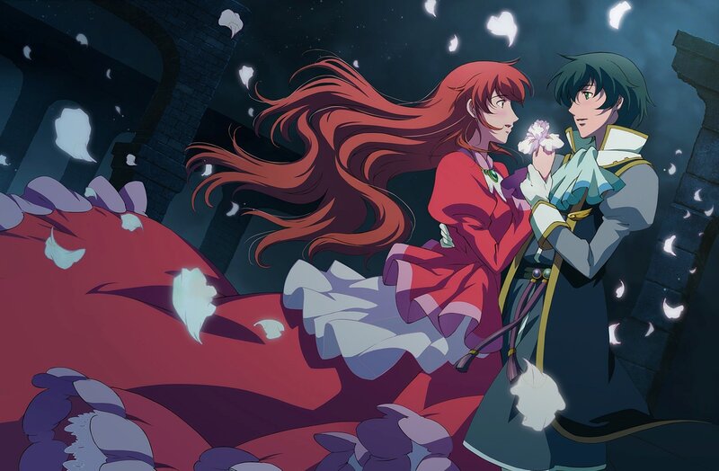 Two Characters Holding Flowers