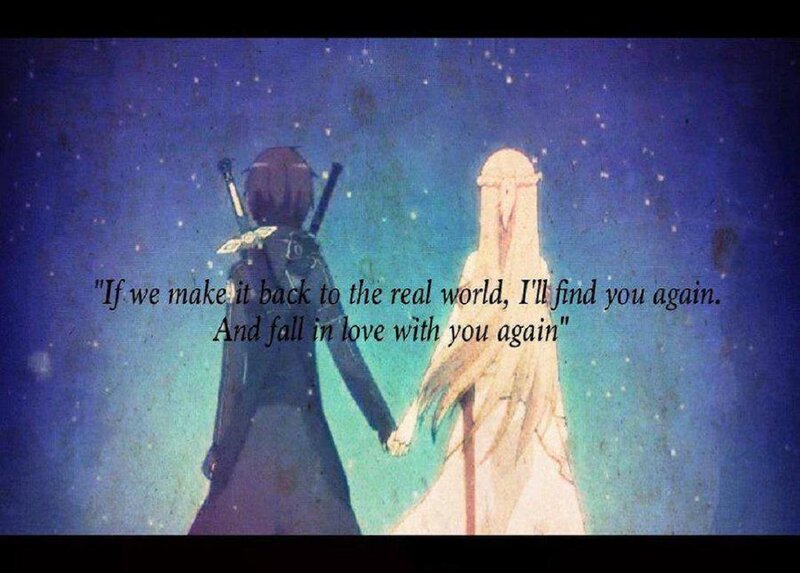 Two Characters Holding Hands — Blue, Romantic