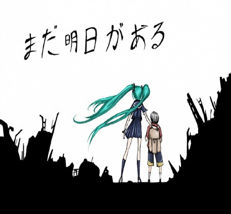 Two Characters Holding Hands — White, Hopeful