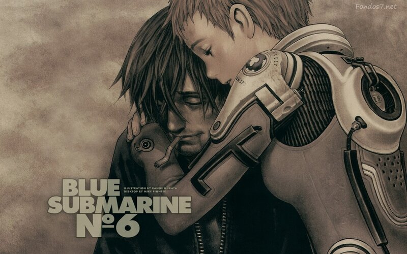 Two Characters Hugging — Brown, Dramatic, Manga
