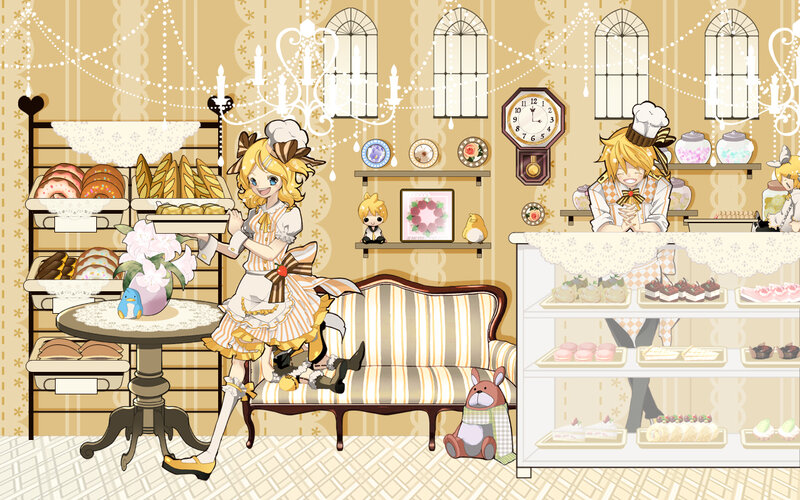 Two Characters in a Bakery
