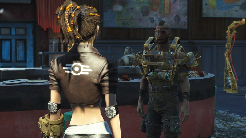 Two Characters in a Bar — Brown