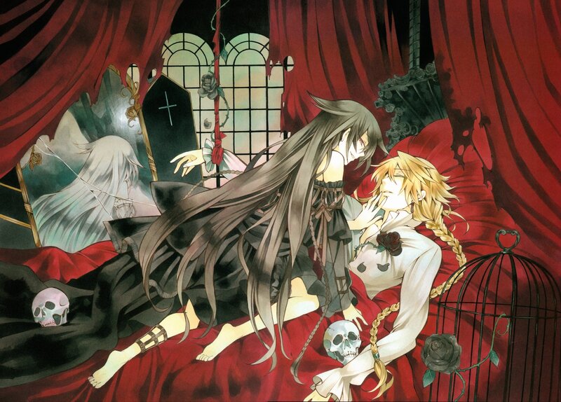 Two Characters in a Bed