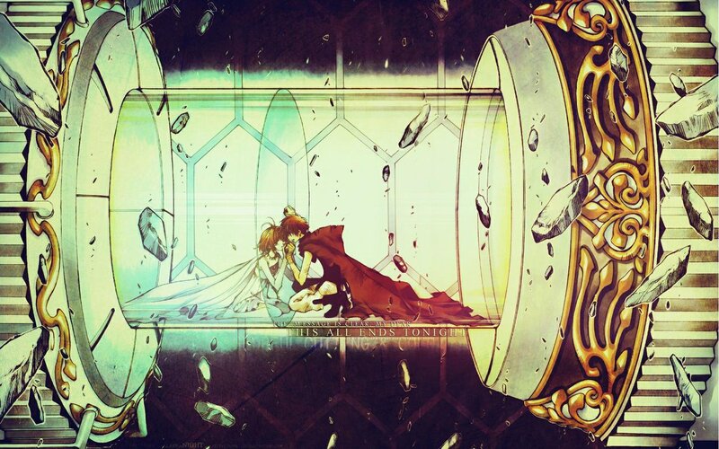 Two Characters in a Capsule — Gold