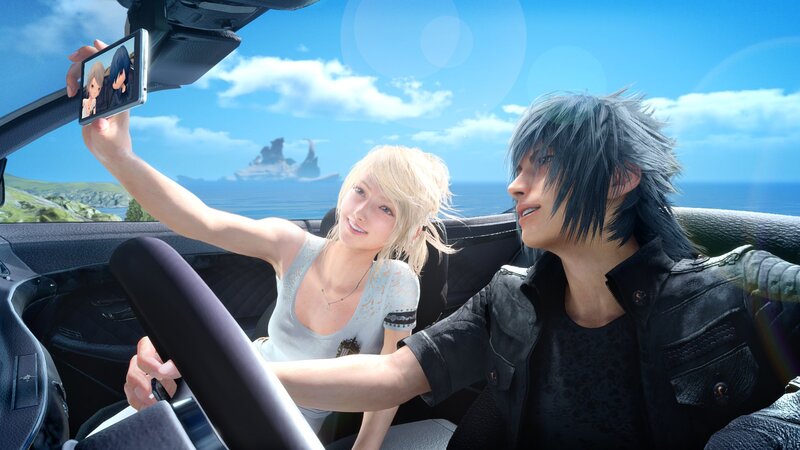 Two Characters in a Car