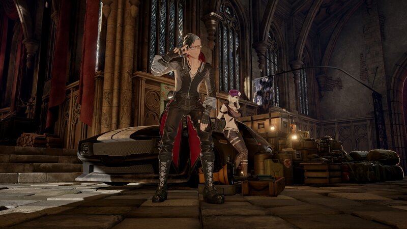 Two Characters in a Cathedral — Brown