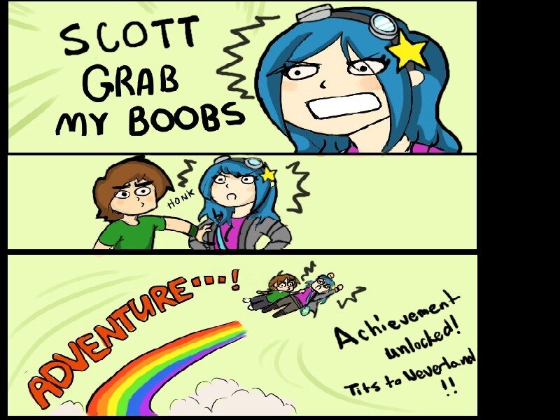 Two Characters in a Comic