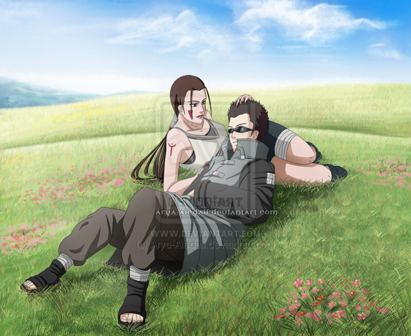 Two Characters in a Field — Green, Peaceful