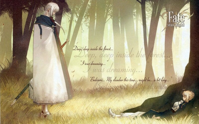 Two Characters in a Forest — Green