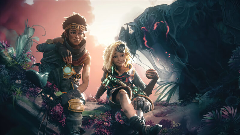 Two Characters in a Jungle