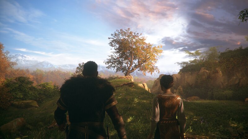 Two Characters in a Landscape