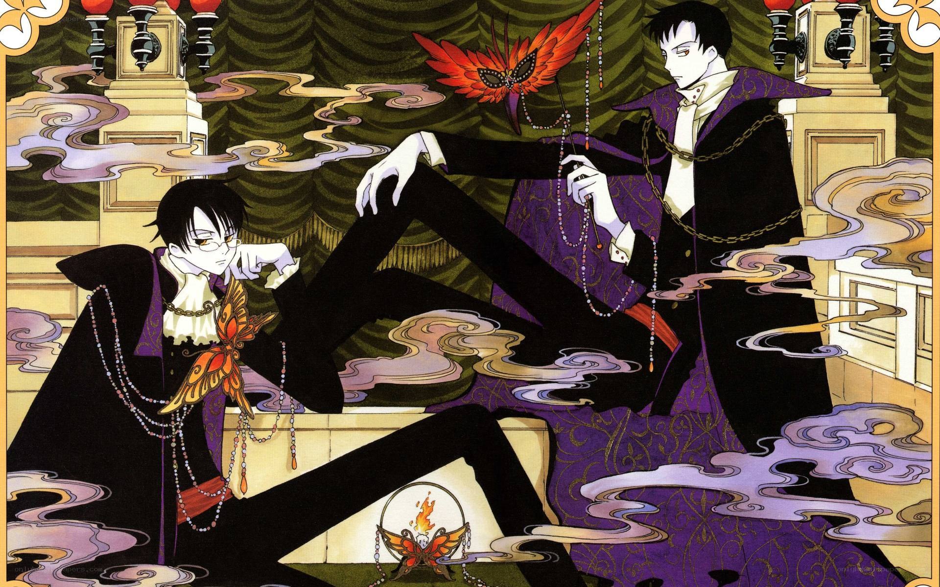 two characters in a lavish room