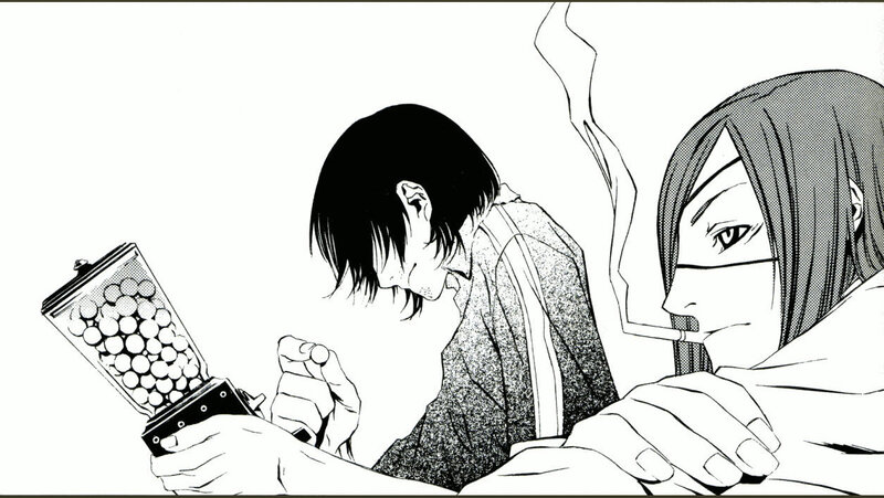 two characters in a manga panel